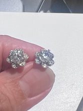 Diamond Stud Earring 2.006 CTW Platinum 900-3.29grams