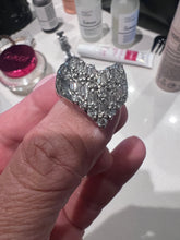 Vring 2.01 carat Real Diamond in Platinum 900