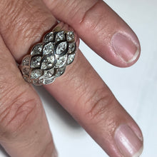 Solid Platinum & Diamond Ring