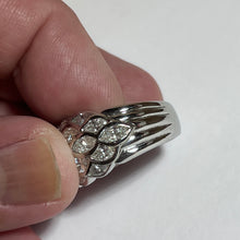 Solid Platinum & Diamond Ring