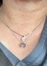 2.034 carat Real Diamond Stud Necklace in Platinum