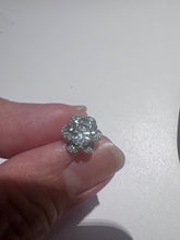 Diamond Stud Earring 2.006 CTW Platinum 900-3.29grams