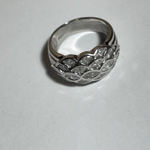 Solid Platinum & Diamond Ring