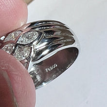 Solid Platinum & Diamond Ring