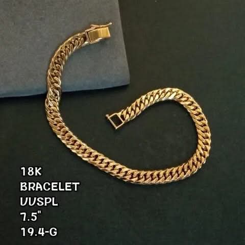 Cuban Link Bracelet 19.4g/18karat gold