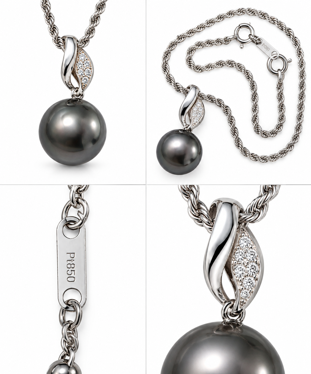 Akoya Pearl with Rope Chain Necklace