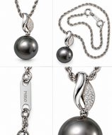 Akoya Pearl with Rope Chain Necklace