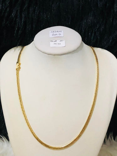 Necklace in 18k Japan Gold/10cut