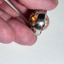 Citrine & Diamond Ring