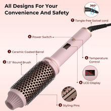 Curling Iron Brush Volumizing Brush