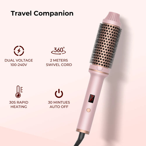 Curling Iron Brush Volumizing Brush