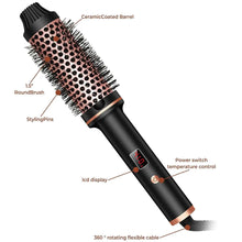 Curling Iron Brush Volumizing Brush