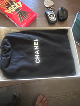Chanel Cholate Bar Flap Bag Black Patent Leather/Pre Owned - Andrea-OZ