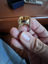 Citrine & Diamond Ring - Andrea-OZ