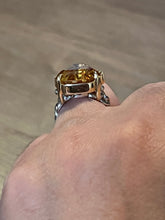 Citrine & Diamond Ring - Andrea-OZ