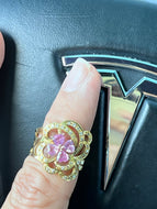 Pink Sapphire Ring - Andrea-OZ