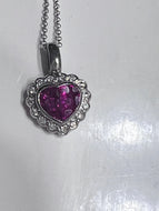 Ruby Diamond Necklace in 18karat gold - Andrea-OZ